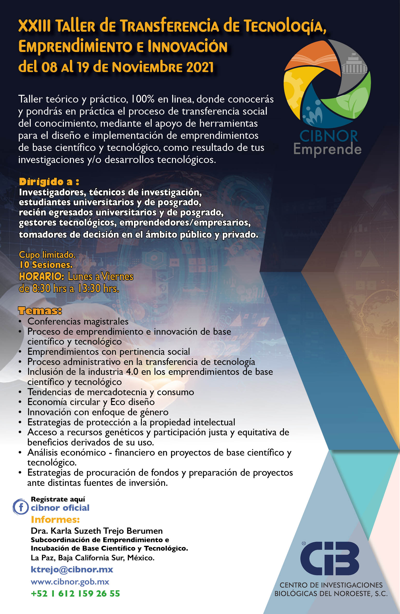 Cartel CIB Emprende2021