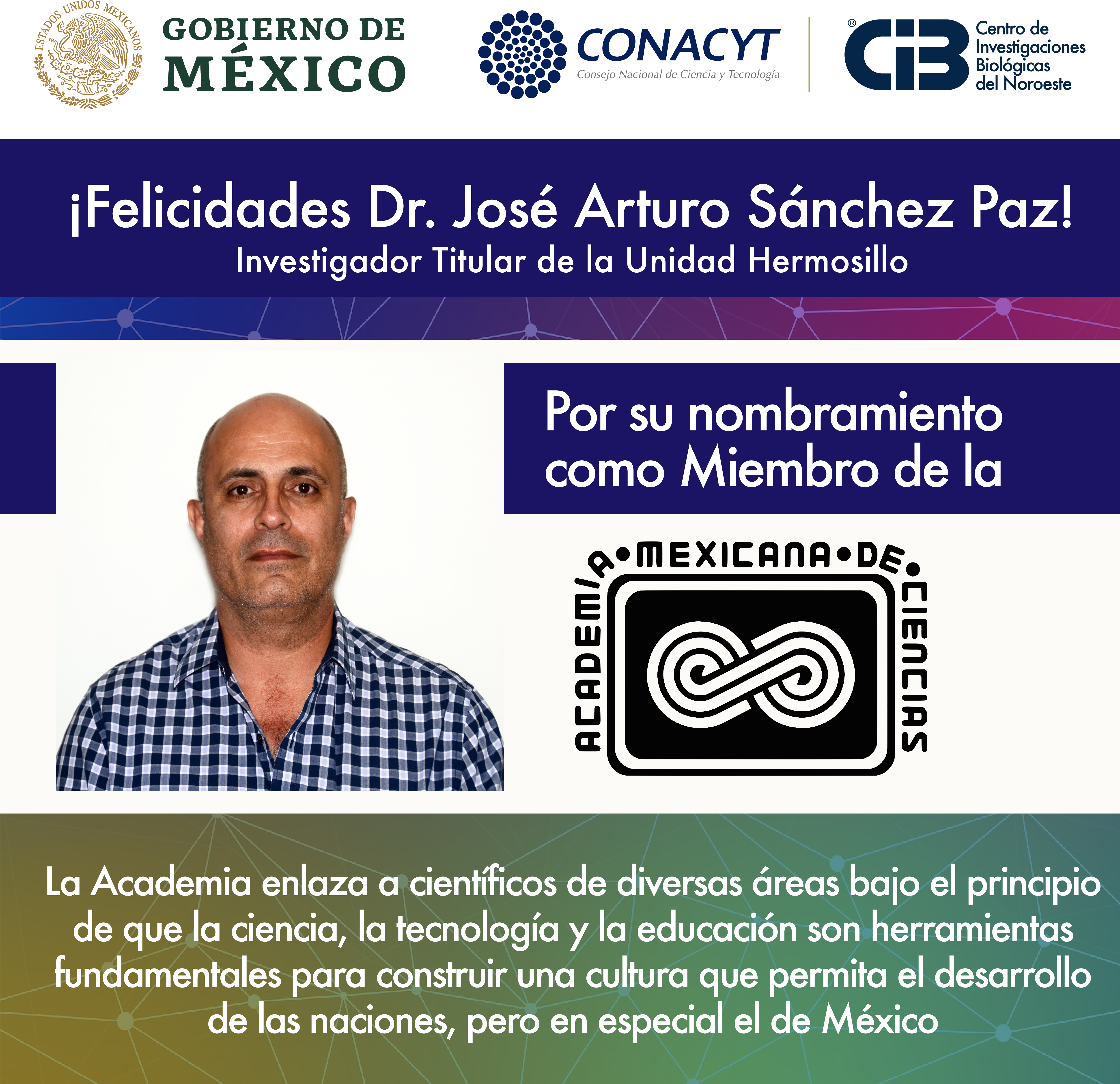 Felicitacion arturo sanchez