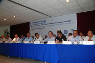 Presídium del evento